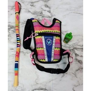 American Girl Lea 2016 Retired Backpack & Walking Stick Hiking Accessories